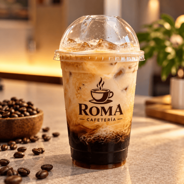 Roma iced coffee creative
